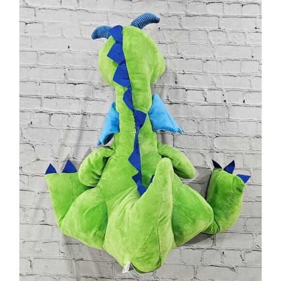 Toys R Us Green Dragon Plush 28" Stuffed Toy Animal Adventure 2013 Retired - Picture 6 of 10